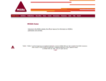 Tablet Screenshot of misra.org.uk